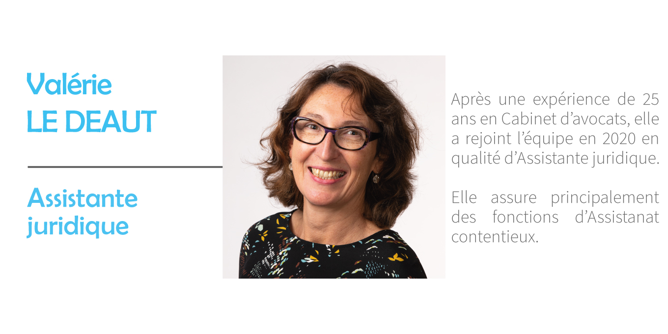 Valérie Le Deaut assistante juridique Valérie Le Deaut assistante juridique